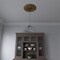 Ekena Millwork Baltimore PVC Medallion (Canopies up to 7 3/4"), 19"OD x 3 1/2"ID x 1"P, Metallic Vintage Gold CMP19BADVG - alternate 10